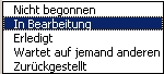 vorgang status
